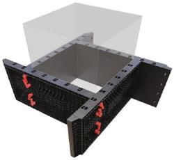 Plastic Columns Formwork for Concrete